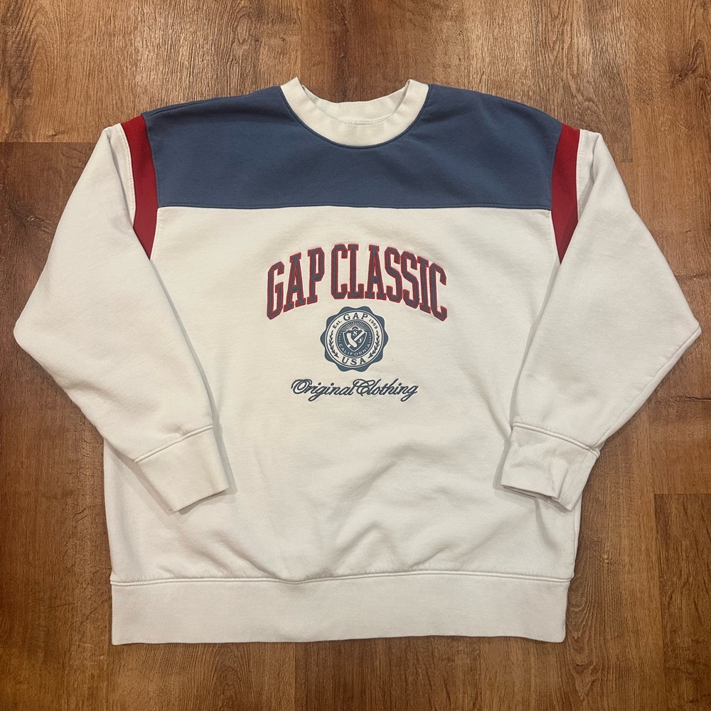 VintageSoft Gap Logo Tunic sweatshirt